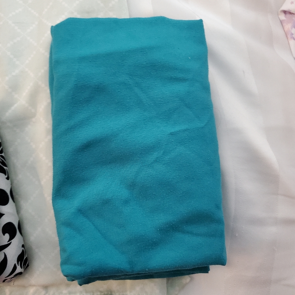 Teal pillowcases